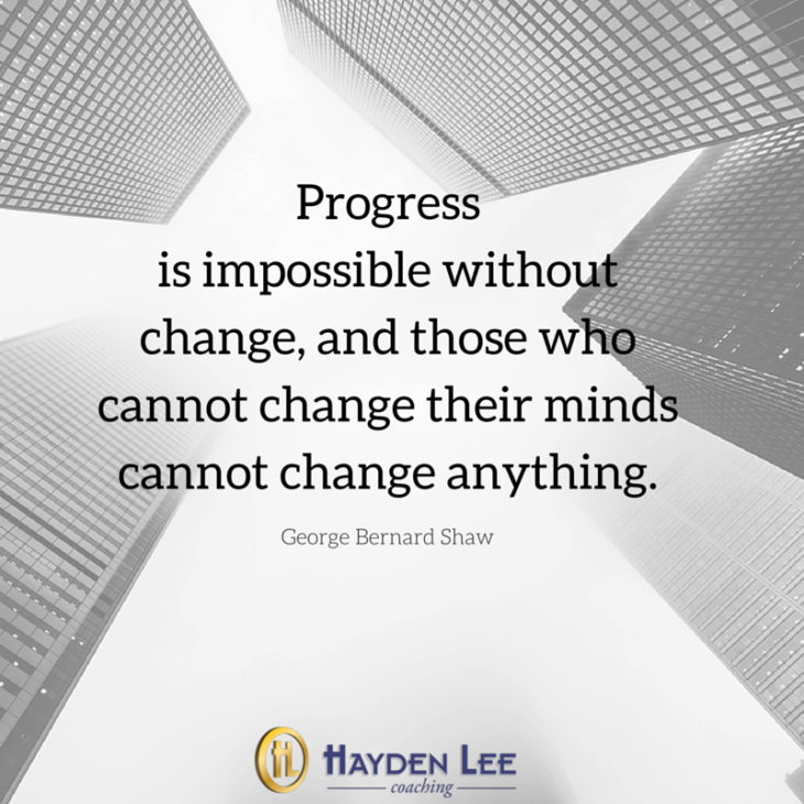 essay on progress is impossible without change